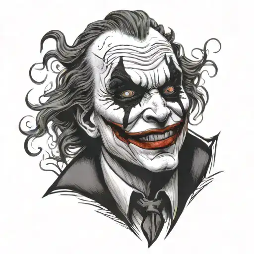 Powerful Majestic Joker Face