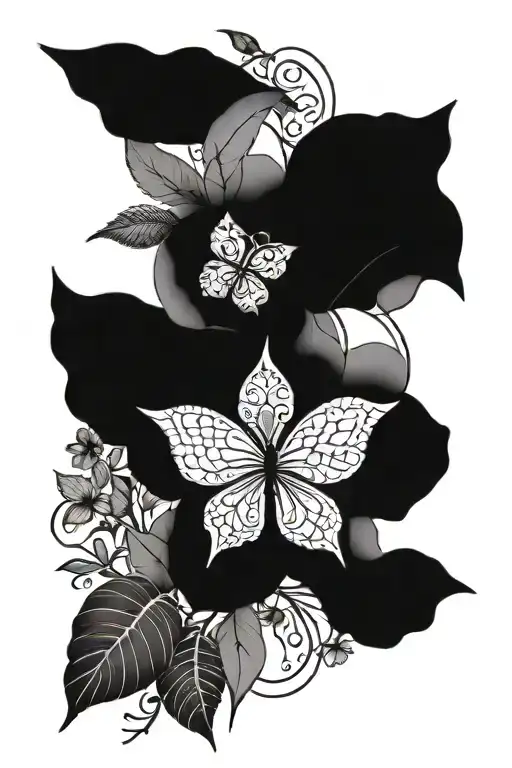 Nature Patchwork Half Sleeve