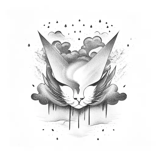 Thunderstorm Lightening Rainbow