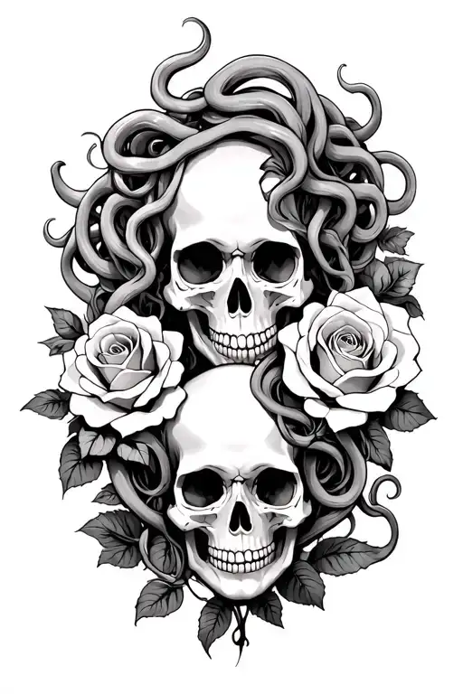 Skulls Roses Infinity Medusa Lillie's