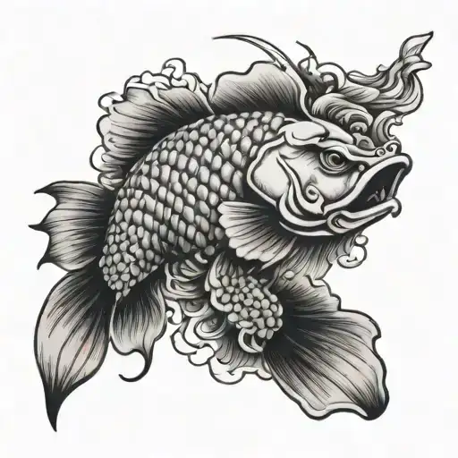 Waves Sleve Coy Fish