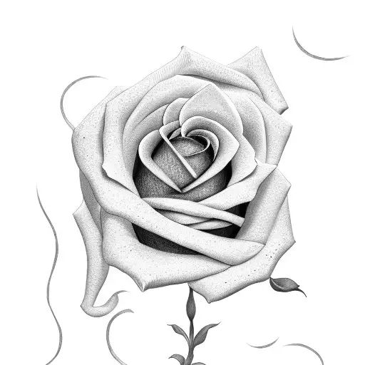 Rose With Dollar Petals