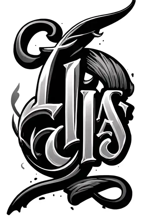 The Name Elias In Script