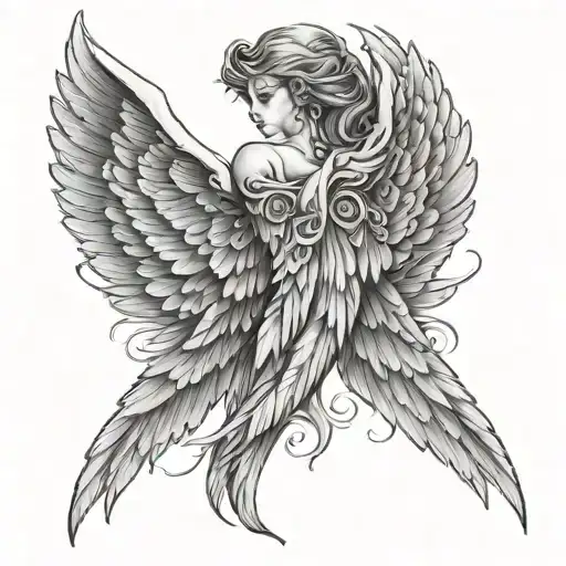 Create Such A Beautiful And Very Well Made Angel Wing