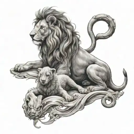 Spiritual Battle Lion Lamb