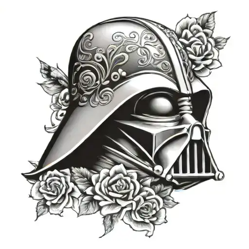 Darth Vader Sugar Skull
