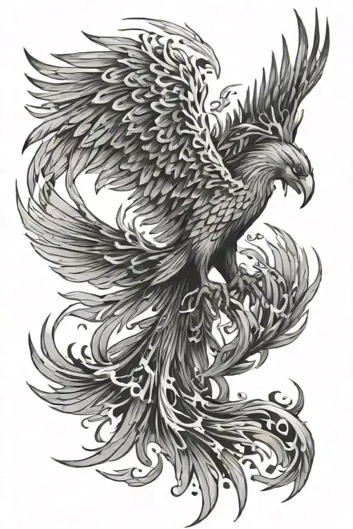 Phoenix With Sharp Edges
