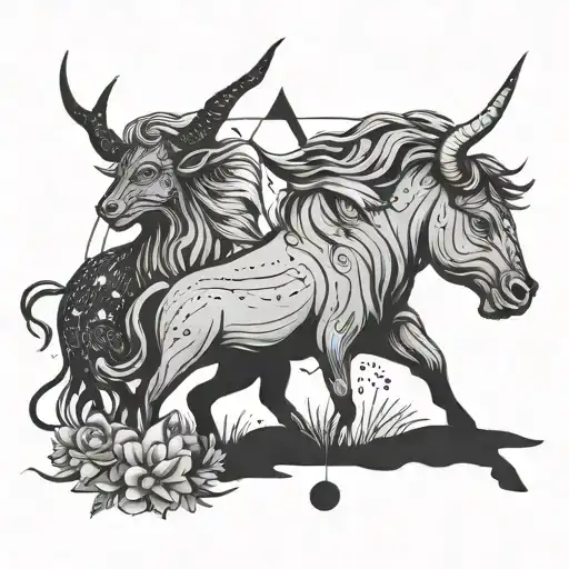 Virgo And Taurus Constellations