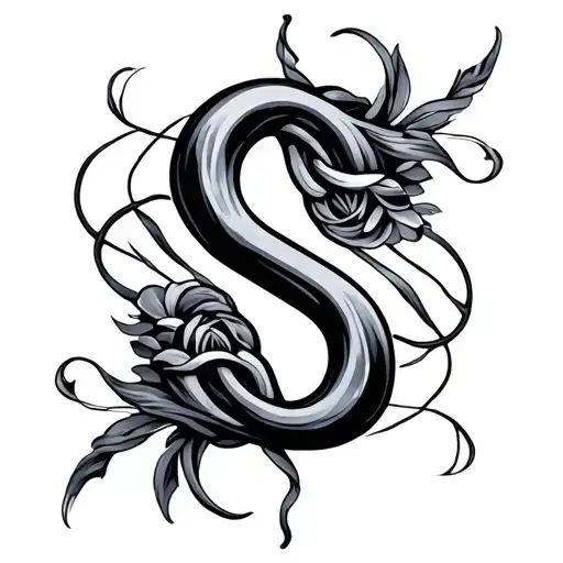 Infinity Symbol The Letter S