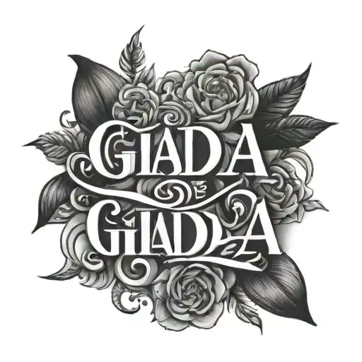 Draw Me The Name Giada In Lettering Style
