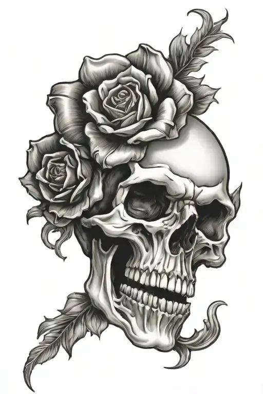 Western Flower Skull
