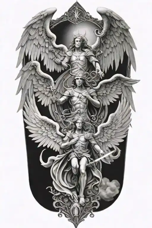 Archangels In Heaven Gates