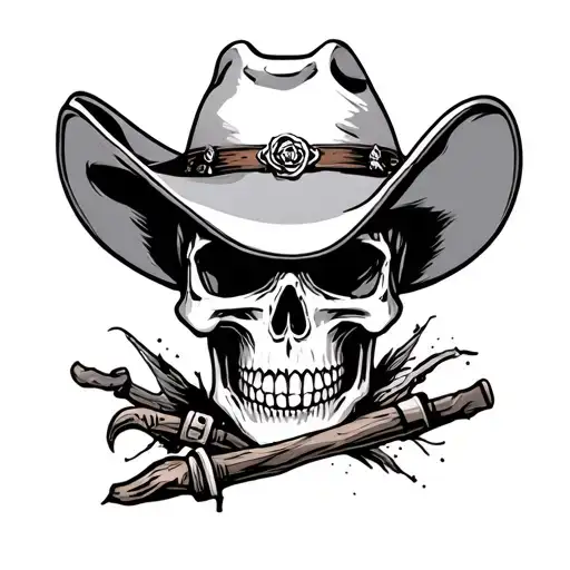 Cowboy Skull Harley