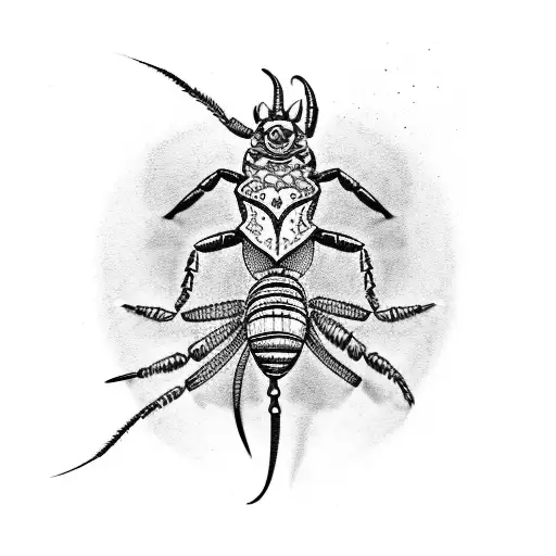 A Fish Stung By A Scorpion