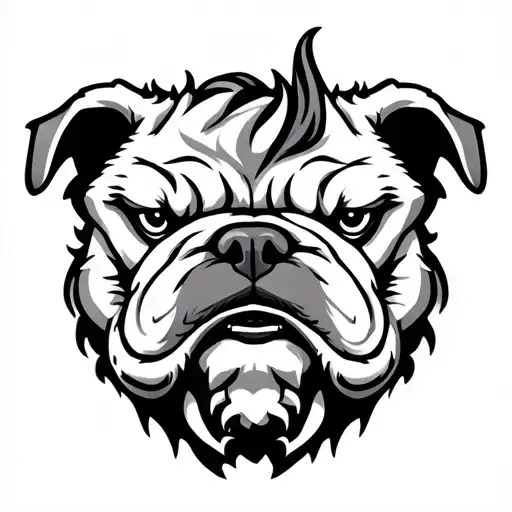 Half Bulldog Half Dragon