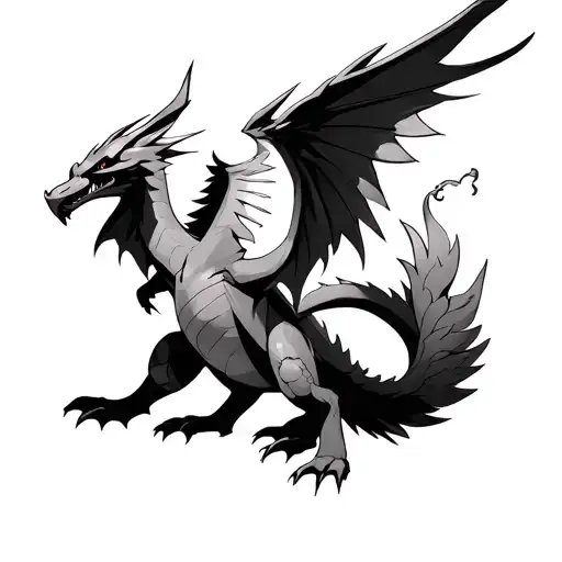 A Phoenix Rising Chest Peice But A Charizard