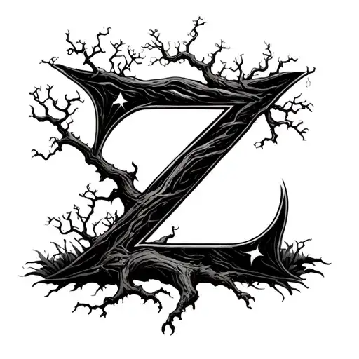 Poison Tree With Letter Z