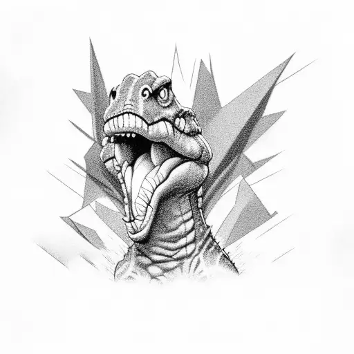 Barney The Dinosaur Reimagined As A Rock Star