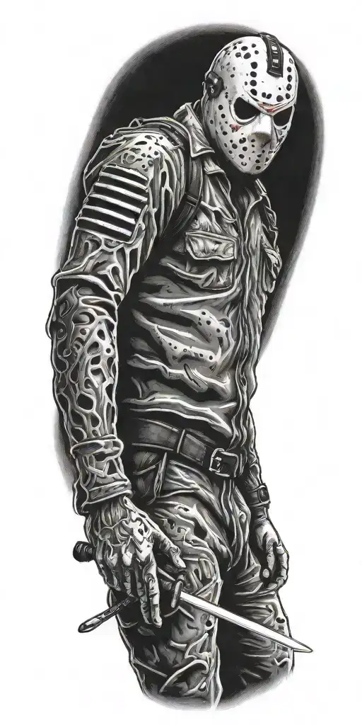 Jason Vorhees Facing Forward Full Body