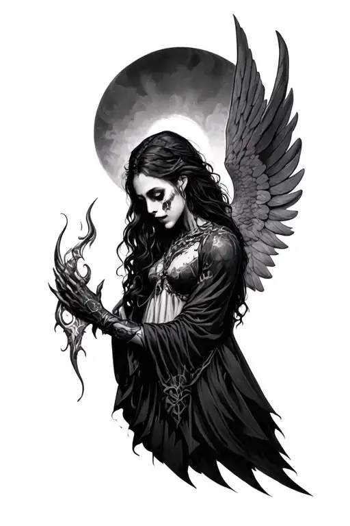 Agony Midevil Angel Dark