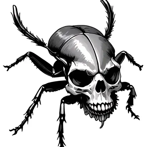 Scarib Beetle Skull