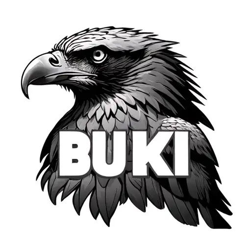 Eagle With The Name Buki