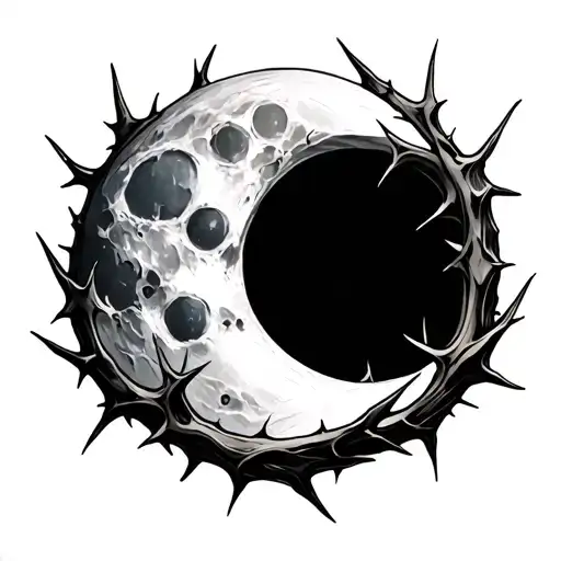 Moon And Thorns Wrapped