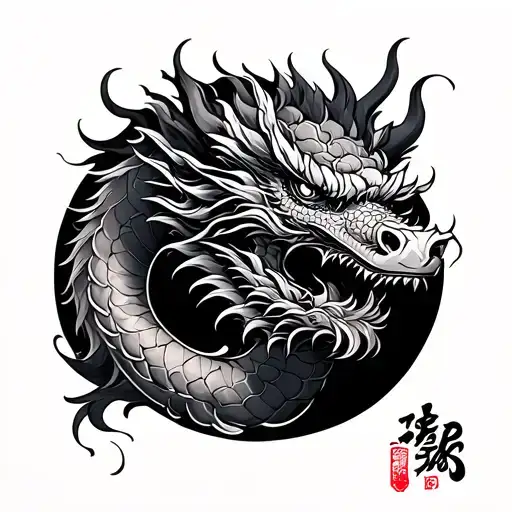 Chines Dragon Sleeve