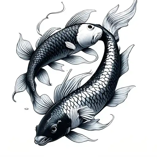 Family Koi Fish Nursing Degree Side Angle