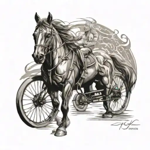 Cycle And Horse