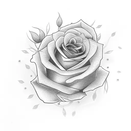 Dainty Watch With Roses