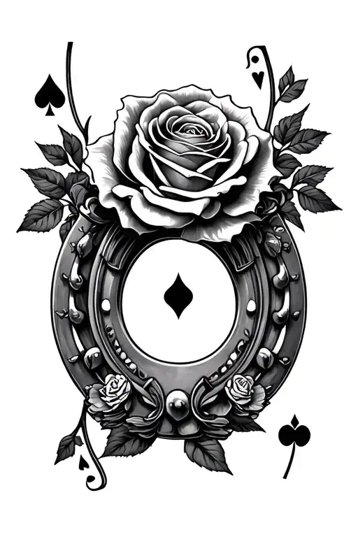 Roses Horseshoe Royal Flush