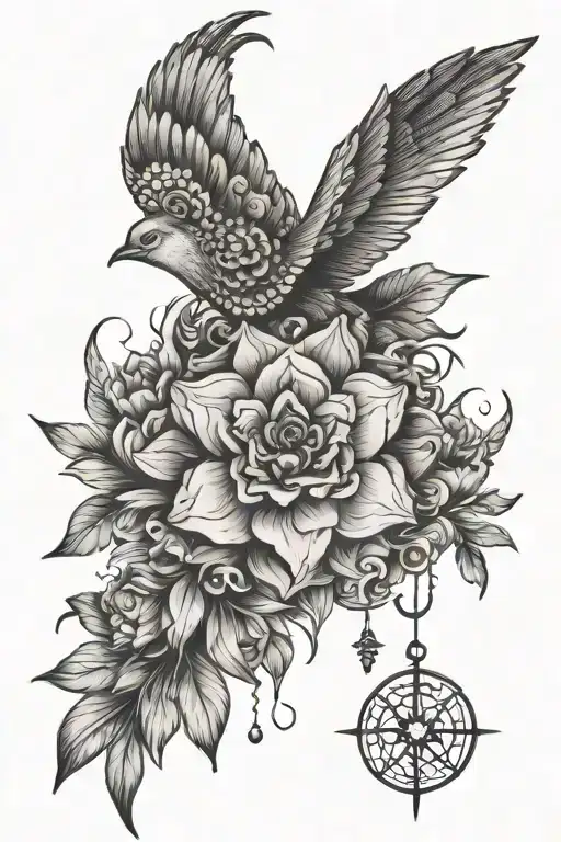 Aesthetic Spiritual Tattoo Small