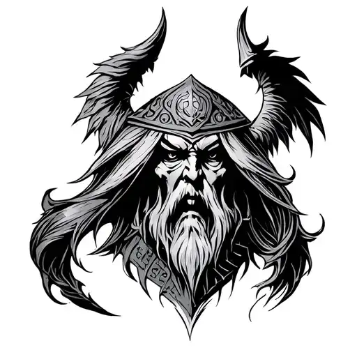 Norse Evil Half Sleeve