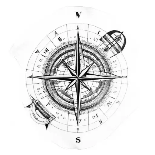 Map And Compass Sleeve