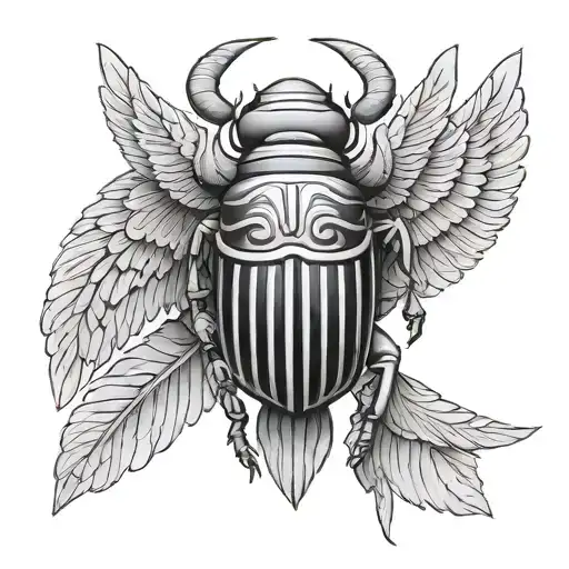 Egyptian Winged Scarab