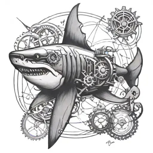 Steampunk Shark Inspired