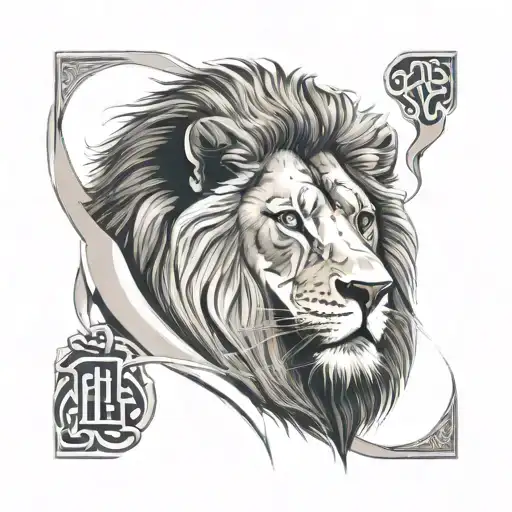 Kabba With A Lion Tattoo