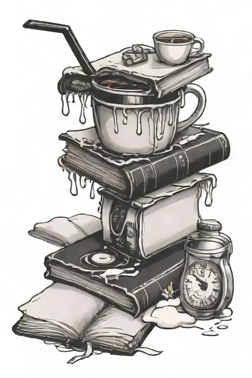 Iced Coffee Books And Snow