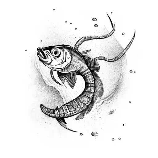 A Fish Who Died After Being Stung By A Scorpion