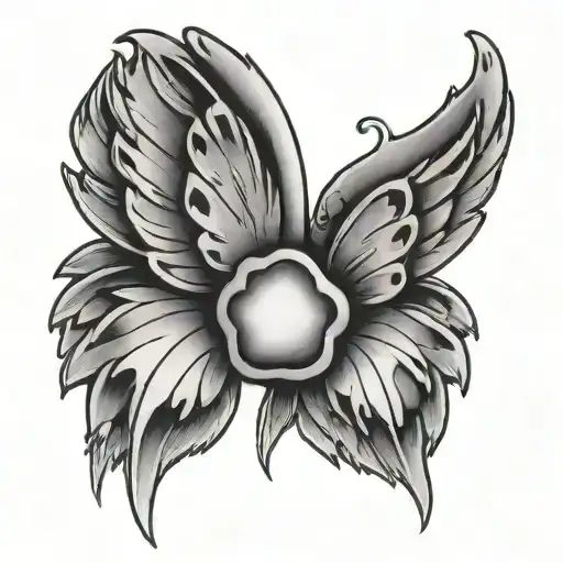 Paw Print With Wing April 25 2014