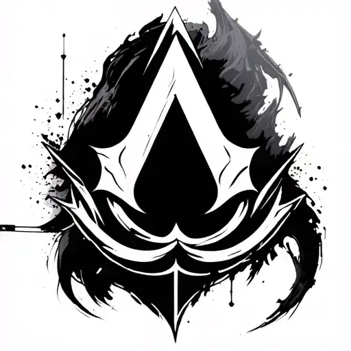 Assassin's Creed Symbol For Half Arm Sleeve
