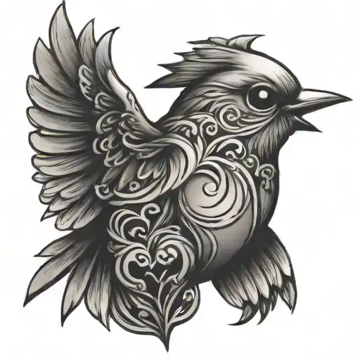 Scalpel Heart Bird