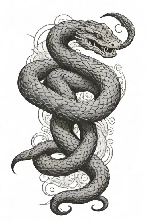 Snake Half Sleeve Japanese