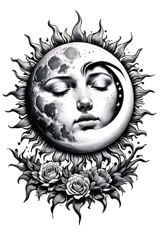 Sun Sleeping Moon Surrounded
