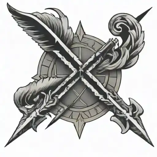 Roman Numerals For 3 With Arrows Going Through It Keep It Simple