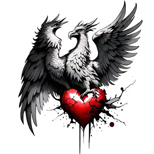 Phoenix Rising From A Broken Heart