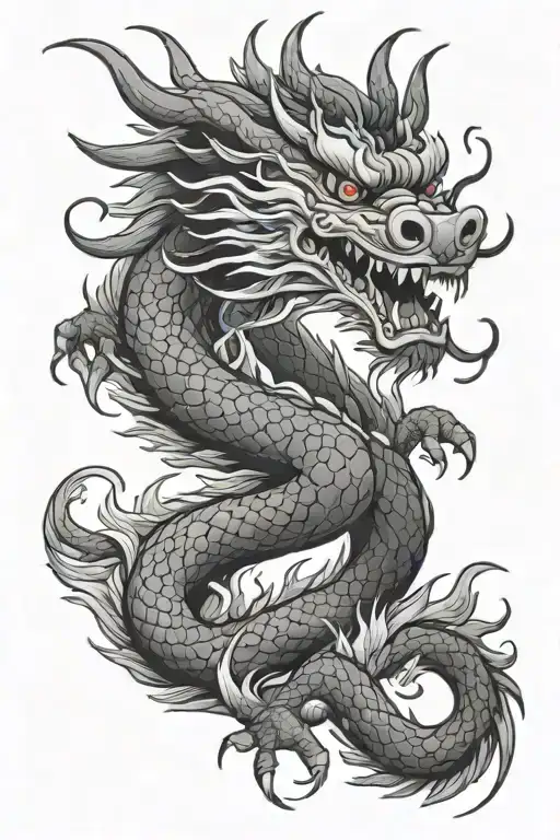 Vietnamese Dragon Traditional Style