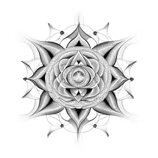 Sacred Geometry Lotus