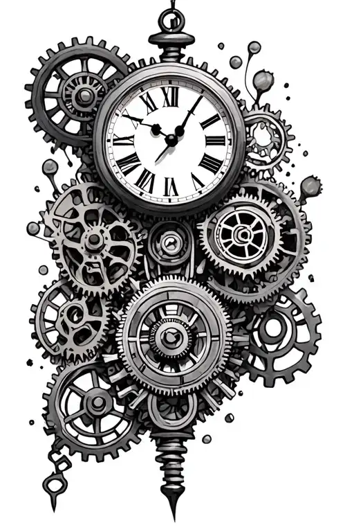 Birth Clock And Gears